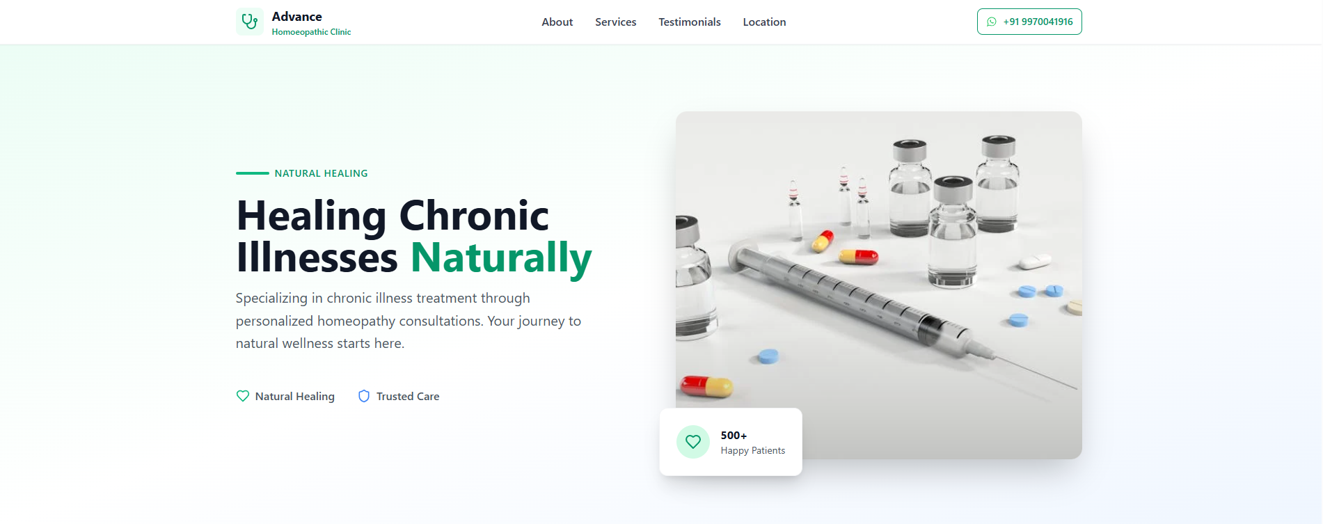 Advanced Homoeopathy cover