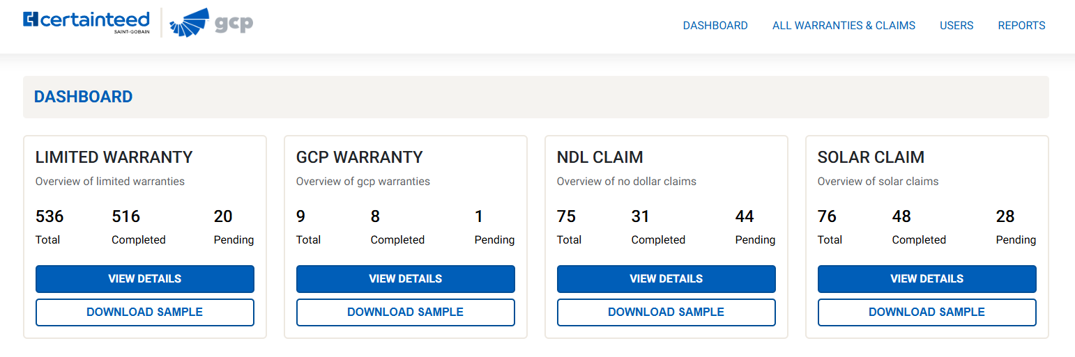 CertainTeed & GCP screenshot 2