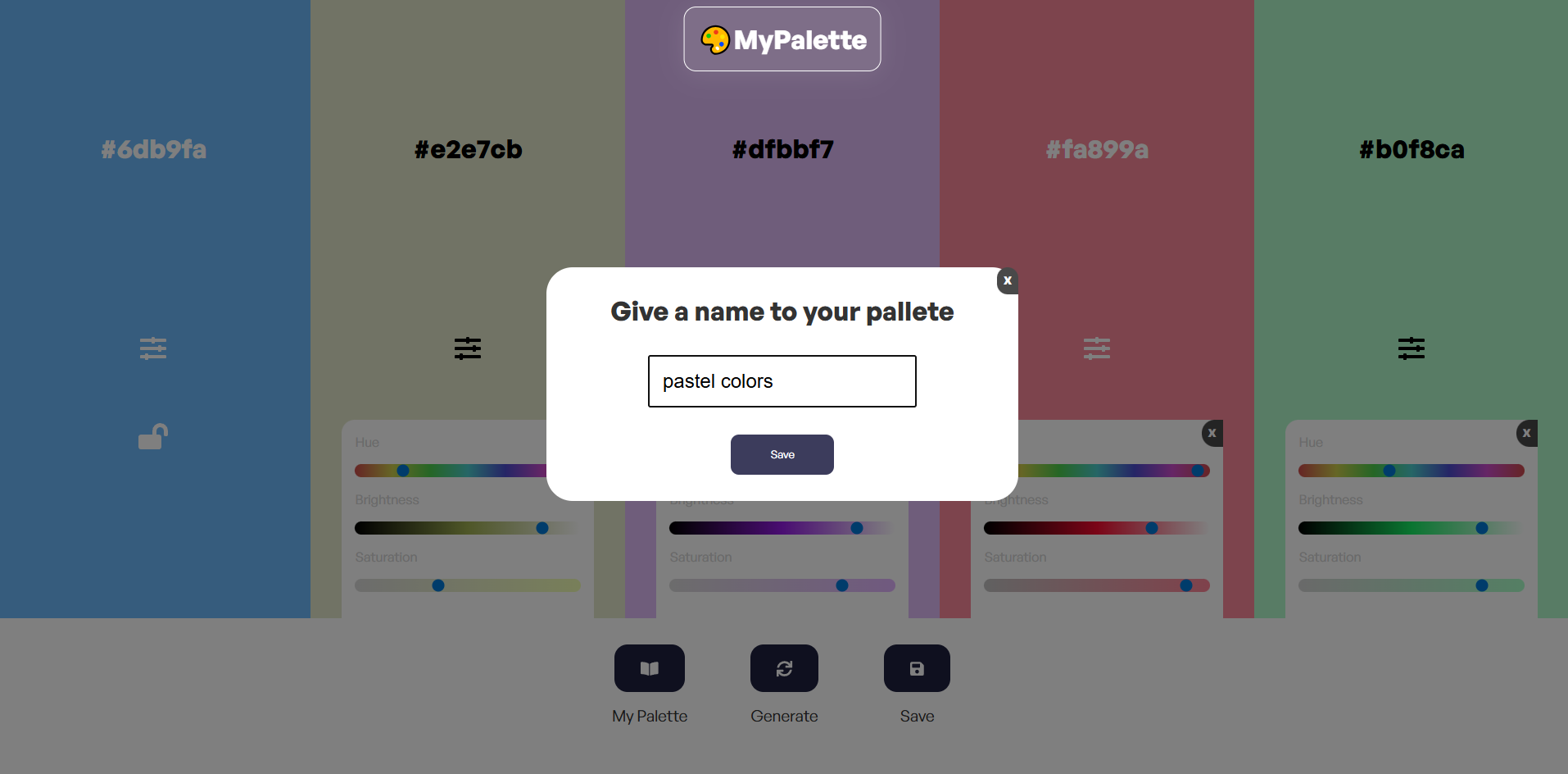 My Palette screenshot 4